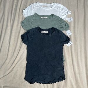 3 Piece Bundle We The Free Be My Baby Tee Set Small NWT